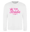 Світшот Team bride crown Білий фото