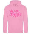 Жіноча толстовка (худі) Team bride crown Рожевий фото
