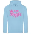 Жіноча толстовка (худі) Team bride crown Блакитний фото