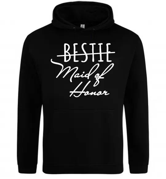 Жіноча толстовка (худі) Maid of honor Чорний фото