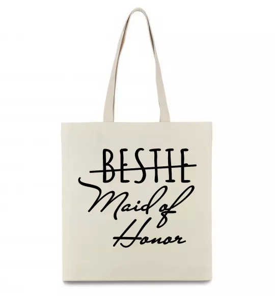 Эко-сумка Maid of honor Бежевый фото