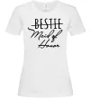 Жіноча футболка Maid of honor Білий фото