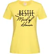 Жіноча футболка Maid of honor Лимонний фото