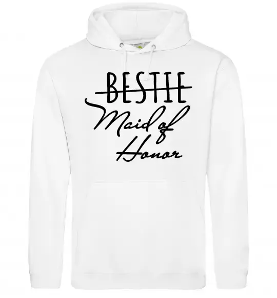 Жіноча толстовка (худі) Maid of honor Білий фото