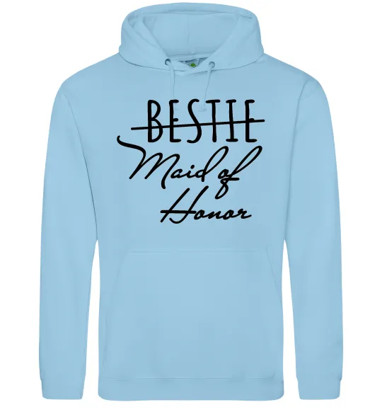 Женская толстовка (худи) Maid of honor Голубой фото