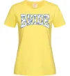 Жіноча футболка Bride porcelain Лимонний фото