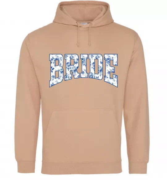 Жіноча толстовка (худі) Bride porcelain Пісочний фото