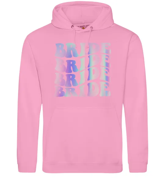 Жіноча толстовка (худі) Bride holographic Рожевий фото
