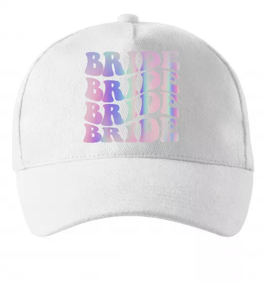 Кепка Bride holographic Белый фото