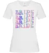 Жіноча футболка Bride holographic Білий фото