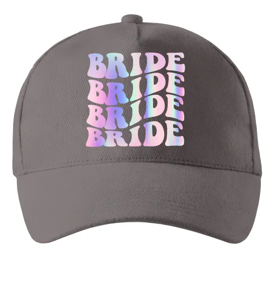 Кепка Bride holographic Сірий фото