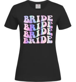 Женская футболка Bride holographic