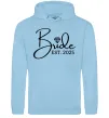 Женская толстовка (худи) Bride est. date Голубой фото