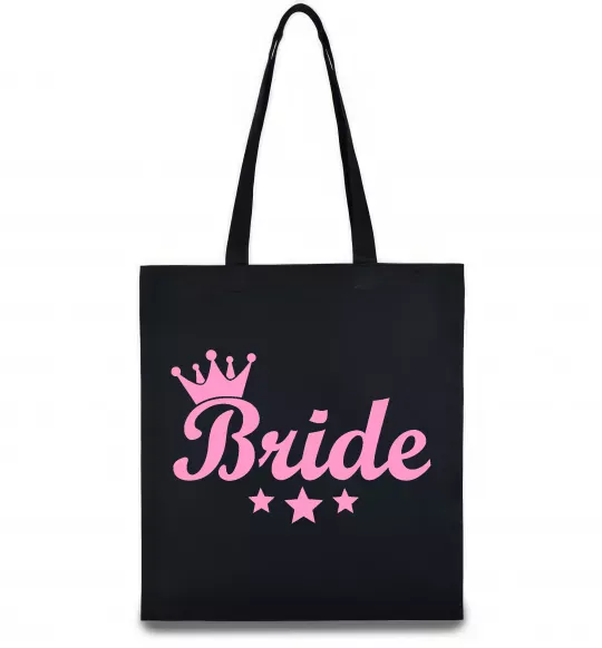 Эко-сумка Bride crown Черный фото