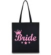 Эко-сумка Bride crown Черный фото