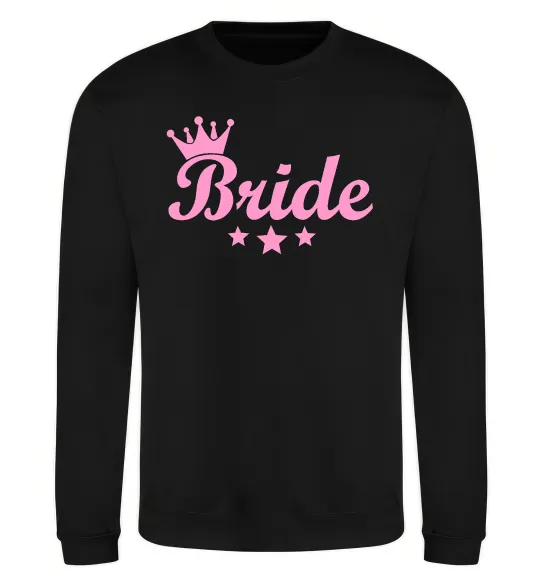 Свитшот Bride crown Черный фото