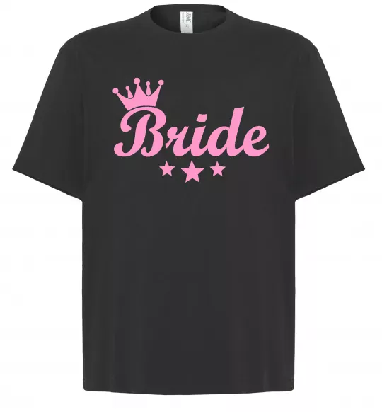 Футболка Оверсайз Bride crown Черный фото
