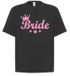 Футболка Оверсайз Bride crown Черный фото