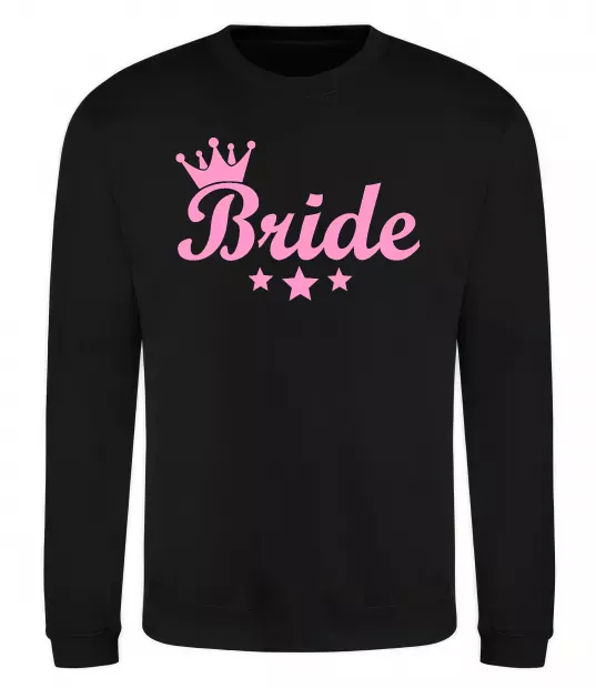 Свитшот Bride crown Черный фото