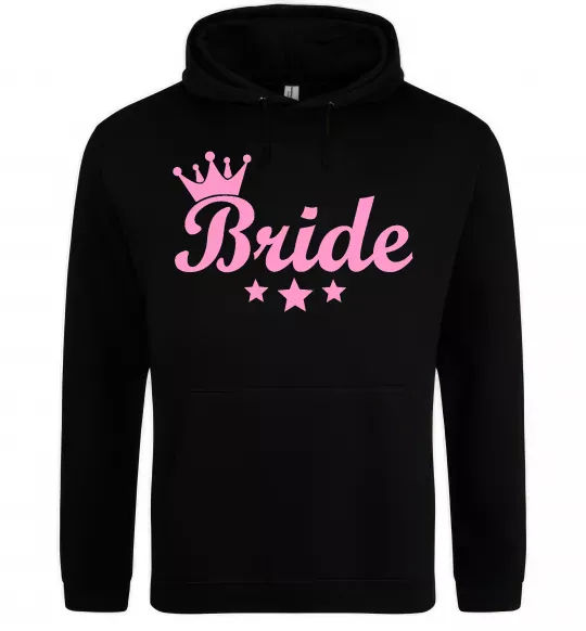 Жіноча толстовка (худі) Bride crown Чорний фото
