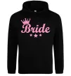 Жіноча толстовка (худі) Bride crown Чорний фото
