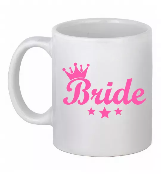 Чашка керамічна Bride crown Білий фото