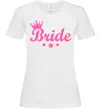 Жіноча футболка Bride crown Білий фото
