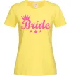 Жіноча футболка Bride crown Лимонний фото