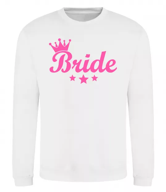Свитшот Bride crown Белый фото