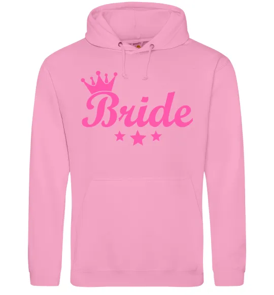 Женская толстовка (худи) Bride crown Розовый фото
