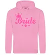 Женская толстовка (худи) Bride crown Розовый фото
