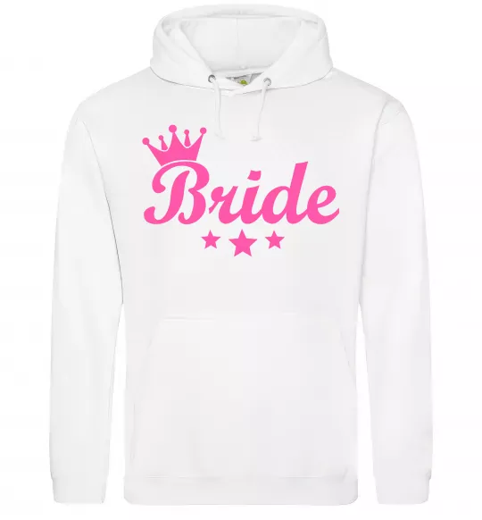 Жіноча толстовка (худі) Bride crown Білий фото