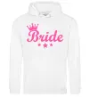 Жіноча толстовка (худі) Bride crown Білий фото