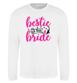 Свитшот Bestie of the bride Белый фото