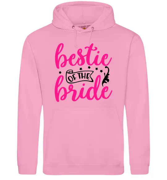 Жіноча толстовка (худі) Bestie of the bride Рожевий фото