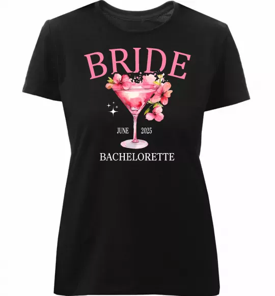 Женская премиум футболка Bachelorette Черный фото