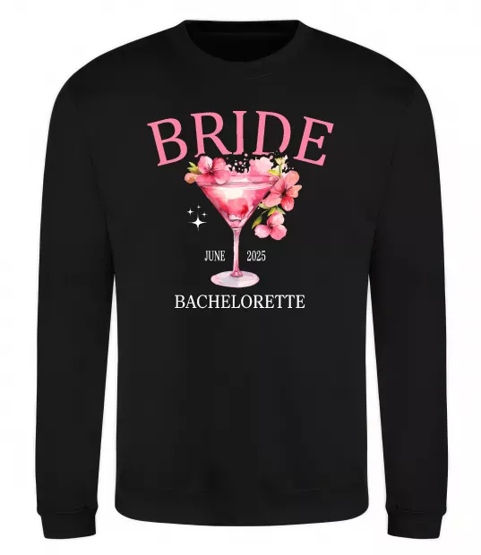 Світшот Bachelorette Чорний фото