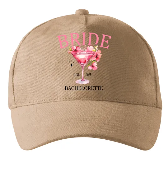 Кепка Bachelorette Песочный фото