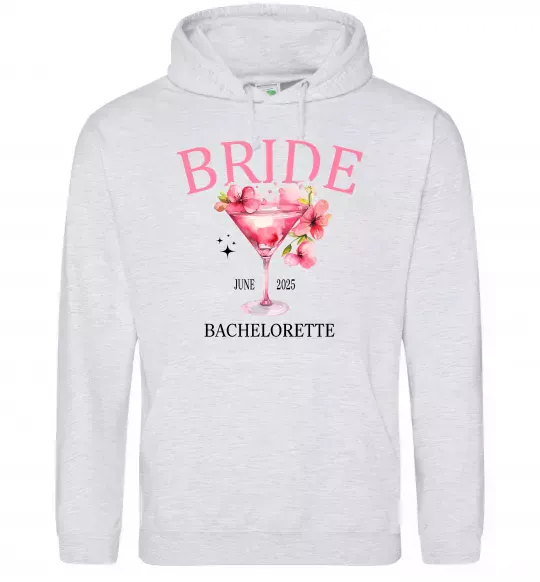 Жіноча толстовка (худі) Bachelorette Сірий меланж фото