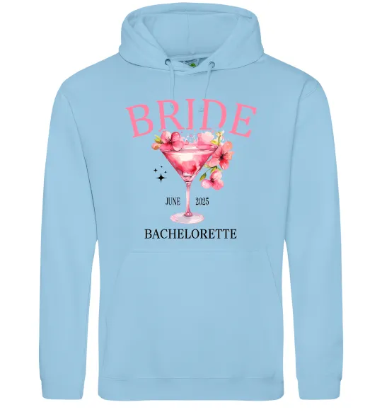 Женская толстовка (худи) Bachelorette Голубой фото