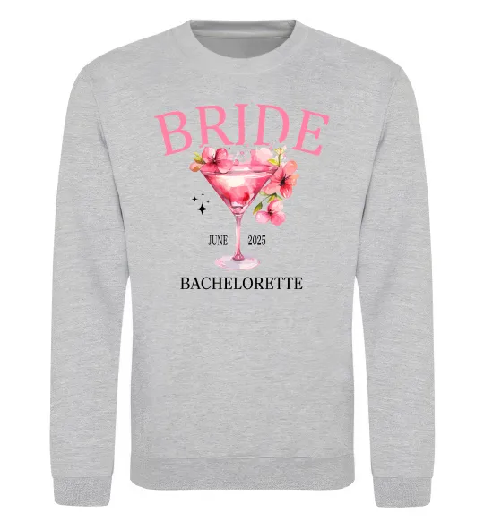 Світшот Bachelorette Сірий меланж фото