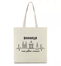 Эко-сумка Вінниця моє рідне місто Бежевый фото
