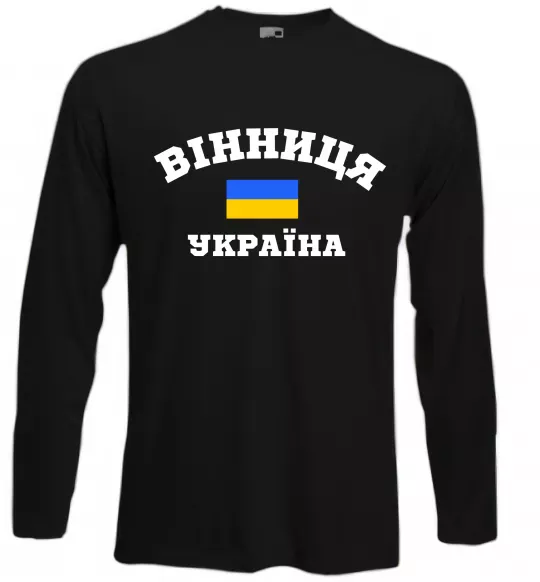 Лонгслив Вінниця Україна Черный фото