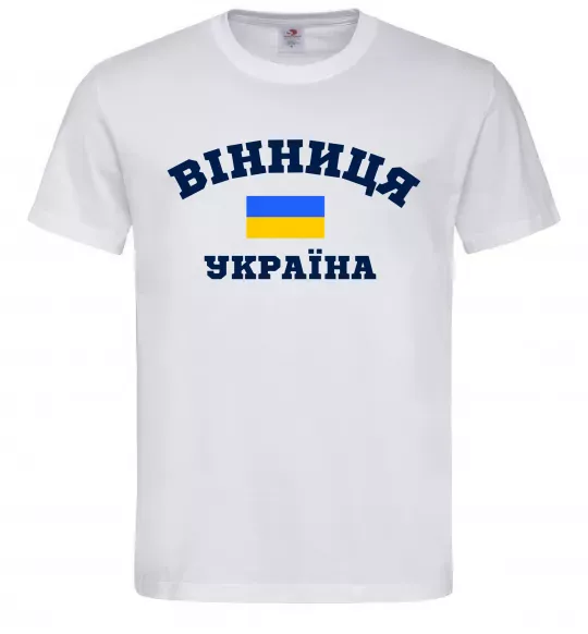 Мужская футболка Вінниця Україна Белый фото