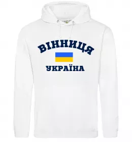 Мужская толстовка (худи) Вінниця Україна Белый фото