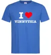 Чоловіча футболка I love Vinnytsia Яскраво-синій фото