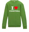 Детский Свитшот I love Vinnytsia Лаймовый фото