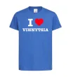 Детская футболка I love Vinnytsia Ярко-синий фото