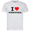 Чоловіча футболка I love Vinnytsia Білий фото