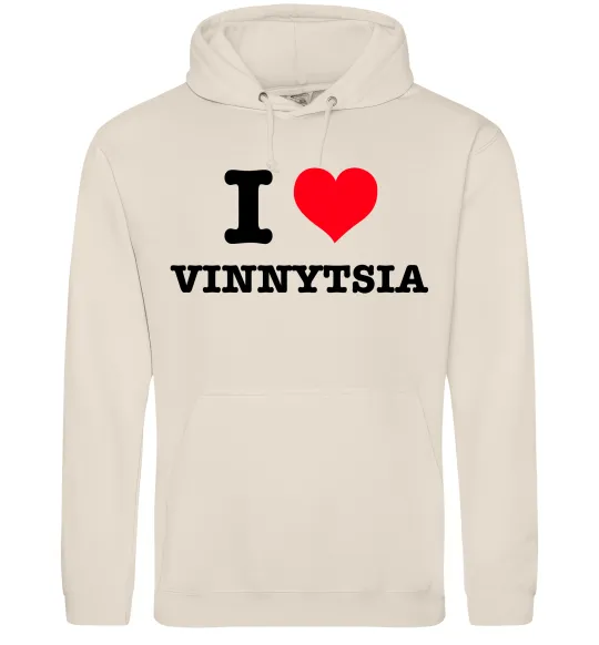 Мужская толстовка (худи) I love Vinnytsia Таш фото